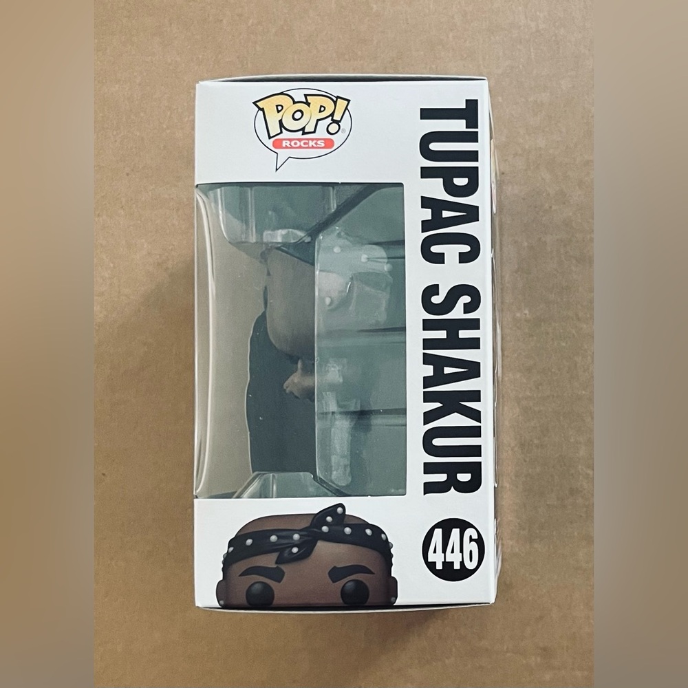 Funko Pop! Tupac Shakur: Pop! Rock Vinyl Music Figure - California Love RAP -NEW - Picture 3 of 6